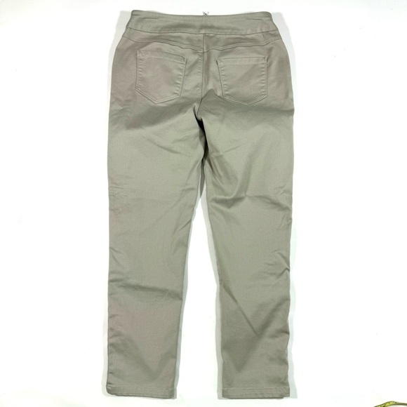 Lulu B Pull On Skinny Pants Grey Side Lace Design - Picture 2 of 9